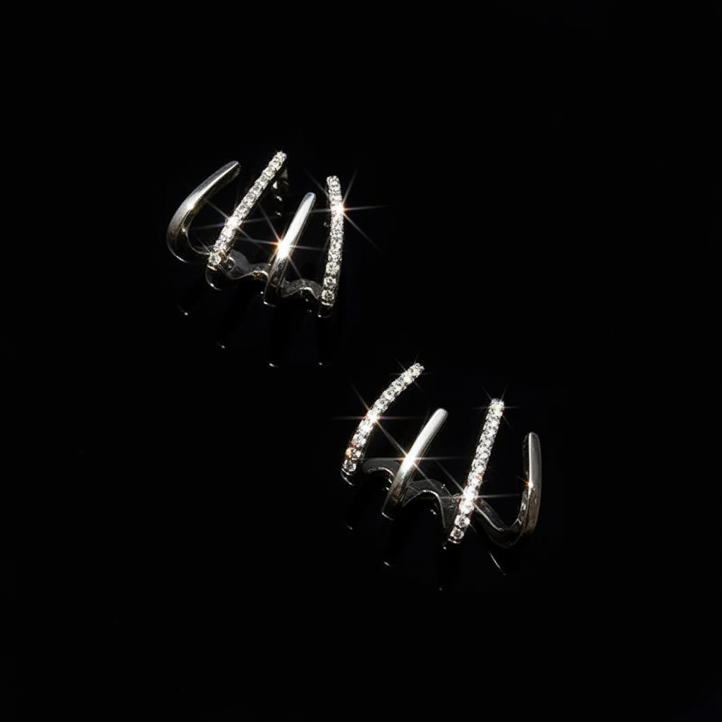 Sparkling Rhinestone Ear Cuff