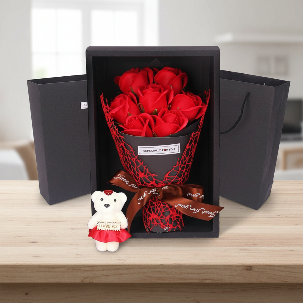 Charming Valentines Day Rose Bouquet