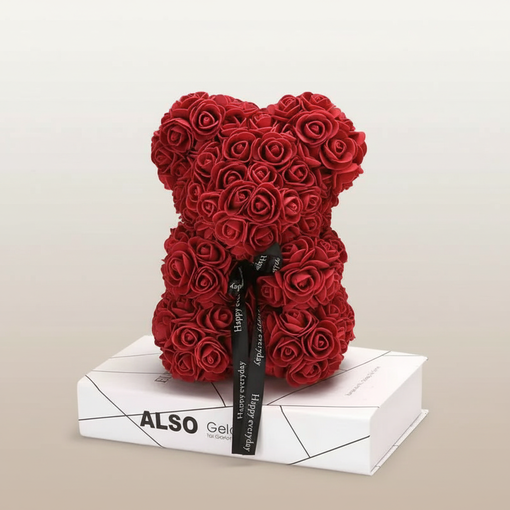 Romantic Teddy Rose Bear