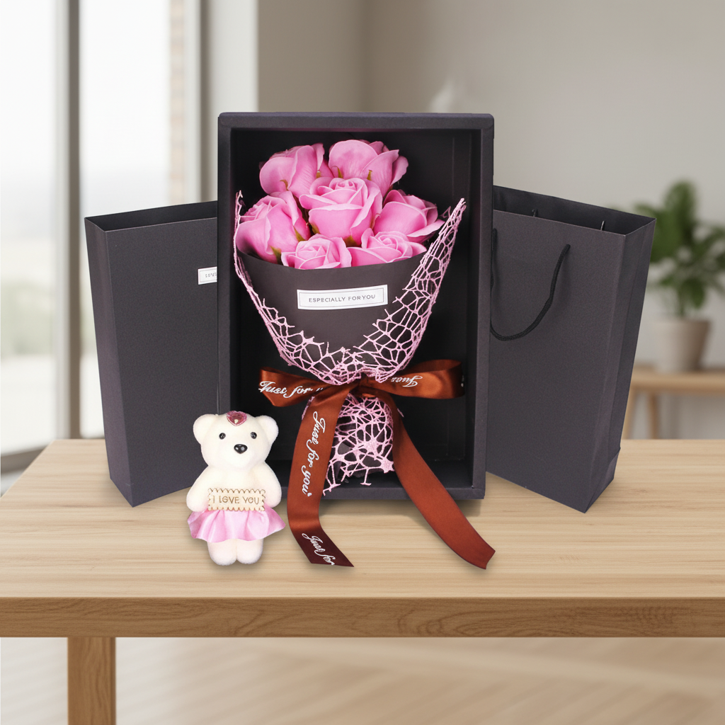 Charming Valentines Day Rose Bouquet